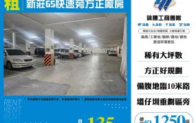 新莊65快速旁方正廠房148