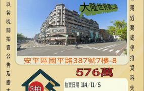 安平區公所三房-11/5開標