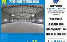 大園西濱挑高鋼構廠