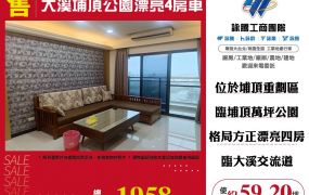 大溪埔頂公園漂亮4房車