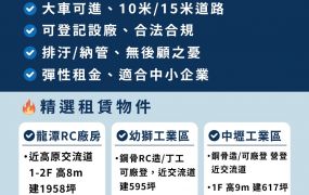 中壢工業區廠房5.2億