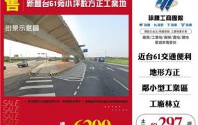 新豐台61旁小坪數方正工業地