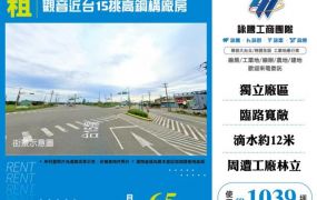 觀音近台15挑高鋼構廠房170