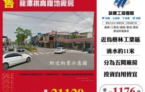 龍潭挑高腹地廠房156