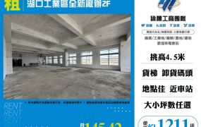 湖口工業區全新廠辦2F