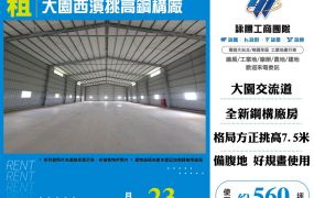 大園西濱挑高鋼構廠