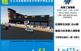 楊梅交流道全新興建廠店(可分租)