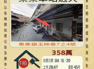 集集火車站透天-11/20開標