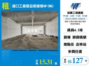 湖口工業區全新廠辦6F(A6)