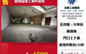 樹林超值工業RC廠房