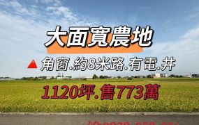 近溪口柳溝派出所三角窗農地1120坪