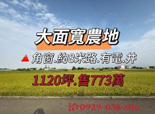 近溪口柳溝派出所三角窗農地1120坪