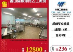香山獨棟漂亮乙工廠房