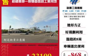梧棲關連一期雙面臨路工業用地
