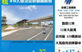 A10大腹地全新鋼構廠房