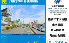 八德正20米路挑高廠店
