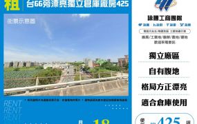平鎮66旁漂亮獨立倉庫廠房