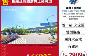 楊梅交流道漂亮工業角地