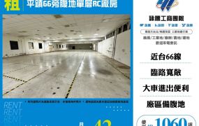 平鎮66旁腹地單層RC廠房157