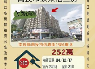 南投市家樂福三房-12/17
