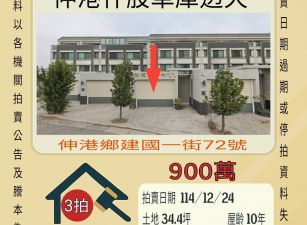 伸港什股透天-12/25開標