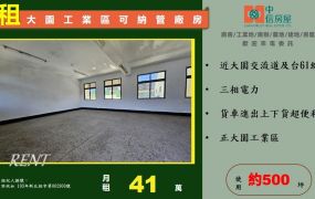 大園工業區可納管廠房