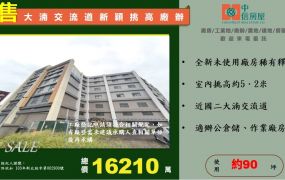 大湳交流道新穎挑高二樓廠辦