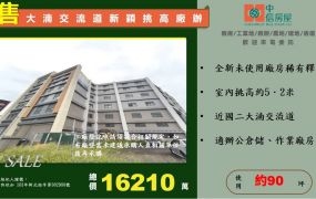 大湳交流道新穎挑高廠辦4樓