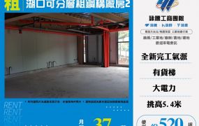 湖口可分層租鋼構廠2