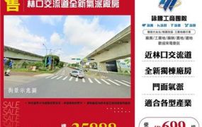 林口交流道全新氣派廠房