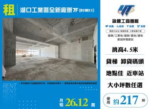 湖口工業區全新廠辦7F(A10A11)
