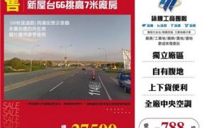 新屋台66挑高7米廠房