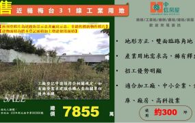 ☆☆近楊梅台31線工業用地☆☆