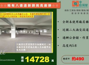 ★★稀有八德新穎挑高廠辦★★