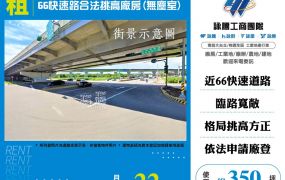 新屋66快速路合法挑高無塵室廠房