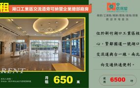 🔥湖口工業區交流道旁可納管企業總部廠房🔥