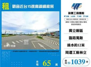 觀音近台15挑高鋼構廠房