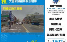 大園新穎挑高物流倉庫172