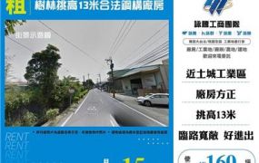 樹林挑高13米合法鋼構廠房