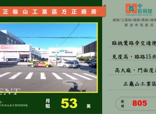 🔥正龜山工業區🔥挑高可廠登廠房/臨路15米