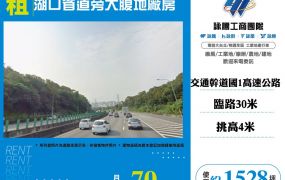 湖口省道旁大腹地廠房