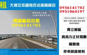 大湳交流道旁合法挑高廠店