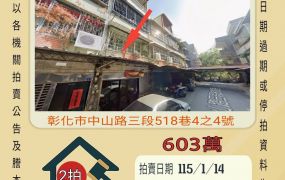 彰化市國聖國小透天-115/1/14 開標