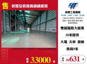 新屋全新挑高鋼構廠房155