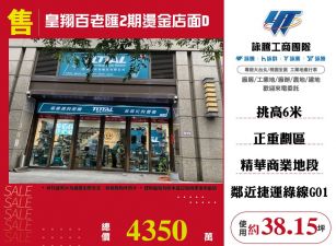 皇翔百老匯2期燙金店面D