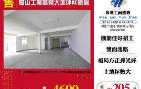 龜山工業區旁大地坪RC廠房155