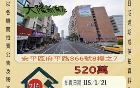 安平億載國小兩房-115/1/21 開標