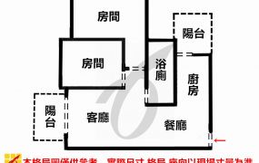 中山富域全新2房+車位∣售1168萬