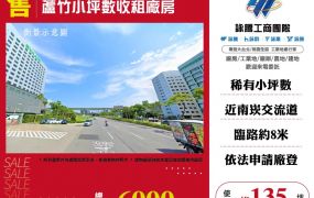 蘆竹小坪數收租廠房