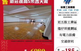 新莊挑高5米透天廠
